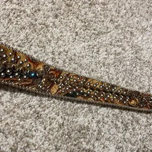 Never worn gorgeous belt with glittering gold colored rhinestones and crosses B.B. Simon | Accessories | Never Worn Gorgeous Belt With  main image 2